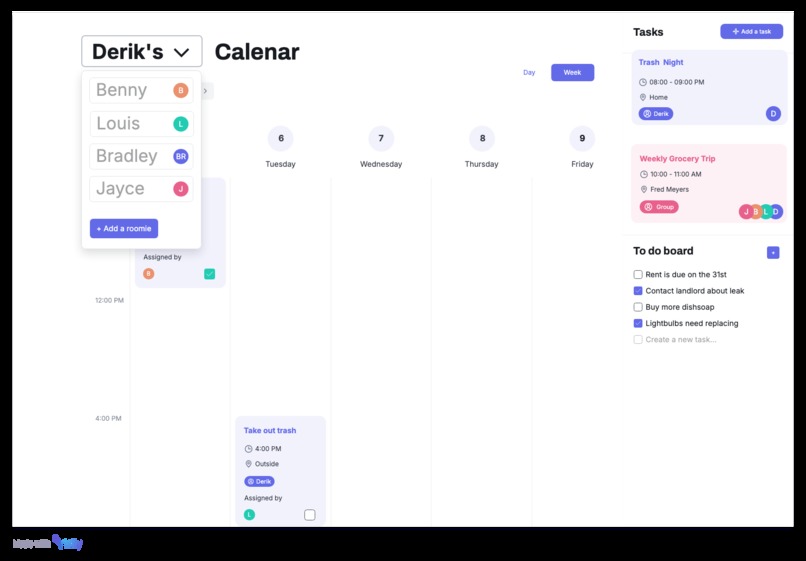 RoomieBoard – screenshot 2
