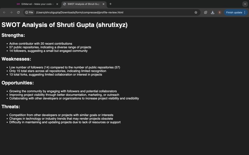 GitMarvel – screenshot 5