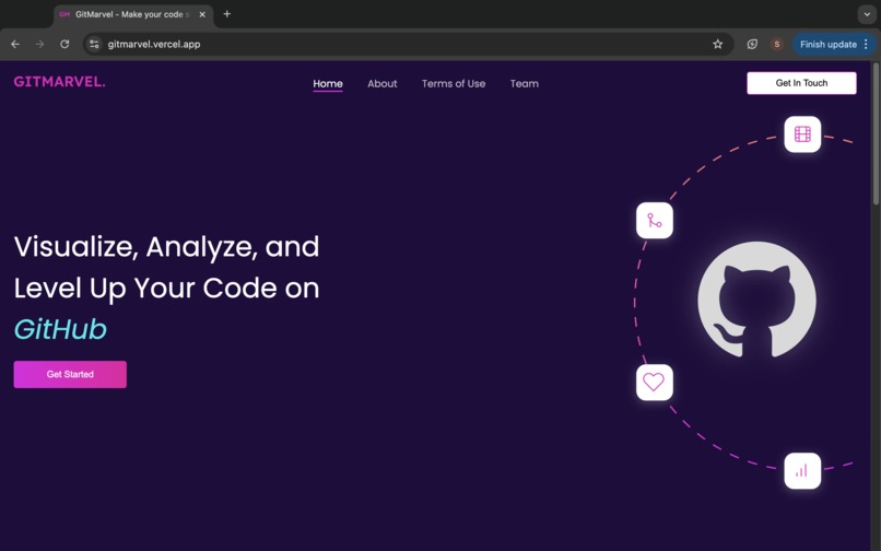GitMarvel – screenshot 1