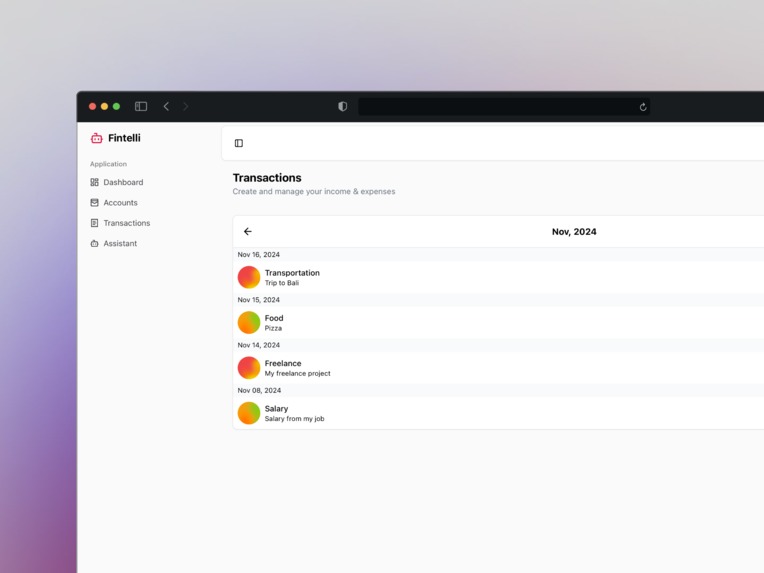 Fintelli – screenshot 3
