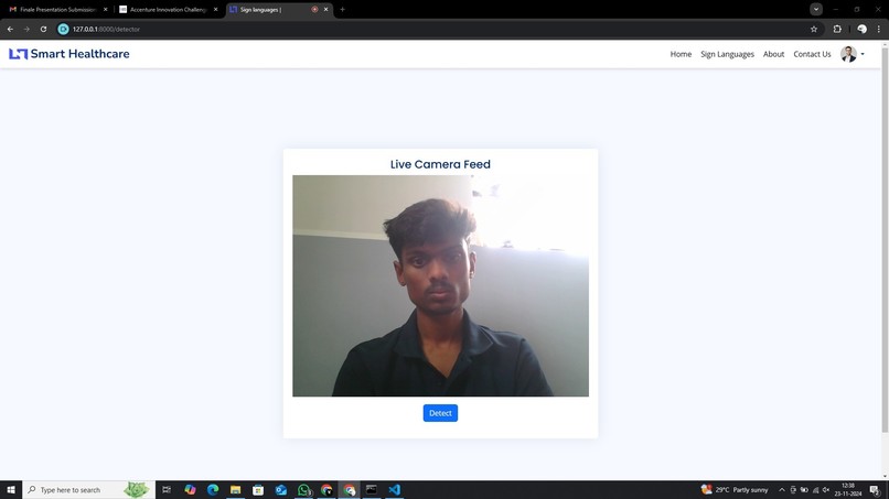 Smart Healthcare Assistance and Monitoring System – screenshot 2