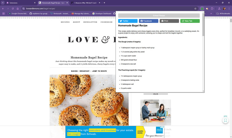 Recipe Extractor – screenshot 1