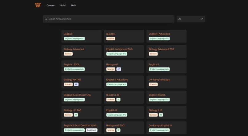 Westwood High School Course Advisor – screenshot 1