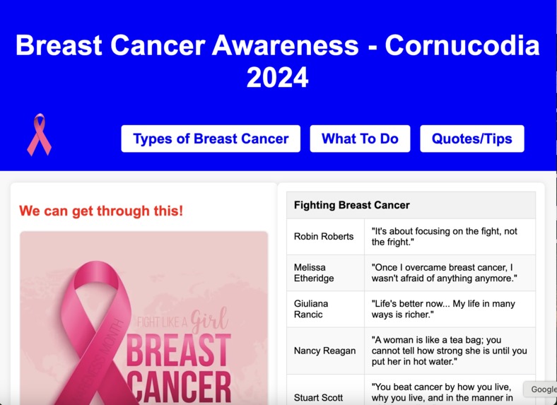 Breast Cancer Awareness – screenshot 1
