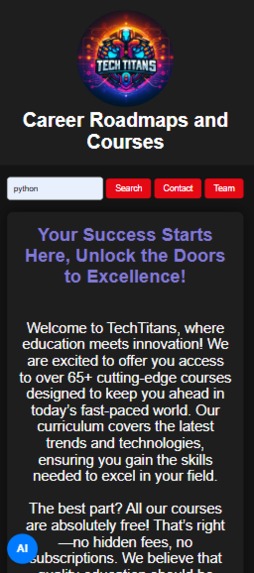 TechTitans – screenshot 2