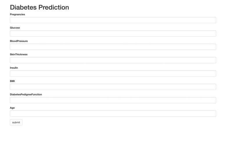 Diabetes Prediction   – screenshot 1