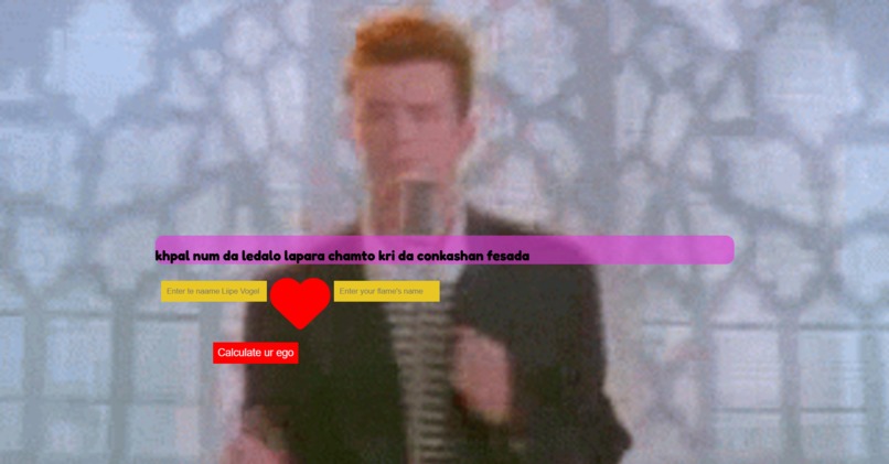 LOVE CALUCLATOR – screenshot 1