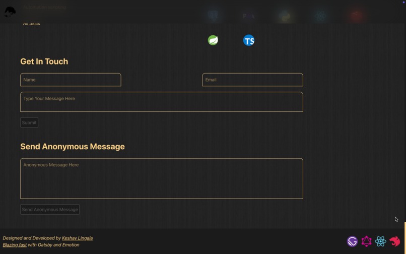 Keshav Lingala Portfolio – screenshot 1