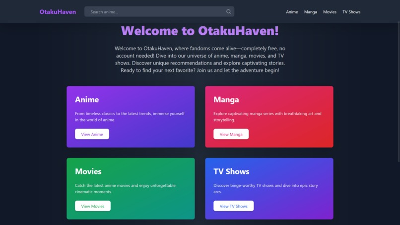 OtakuHaven – screenshot 1
