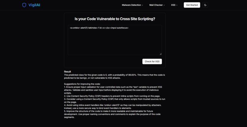 VigilAI – screenshot 2