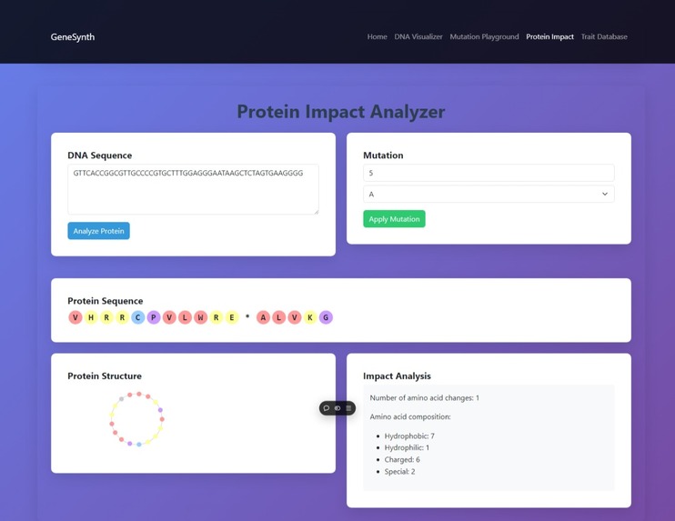 Genesynth – screenshot 1