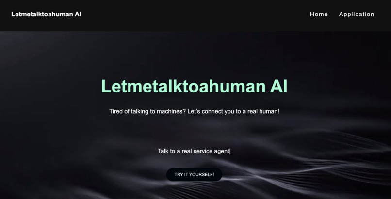 Letmetalktoahuman AI – screenshot 1