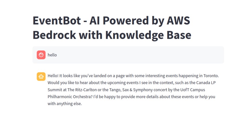 EventBot – screenshot 1