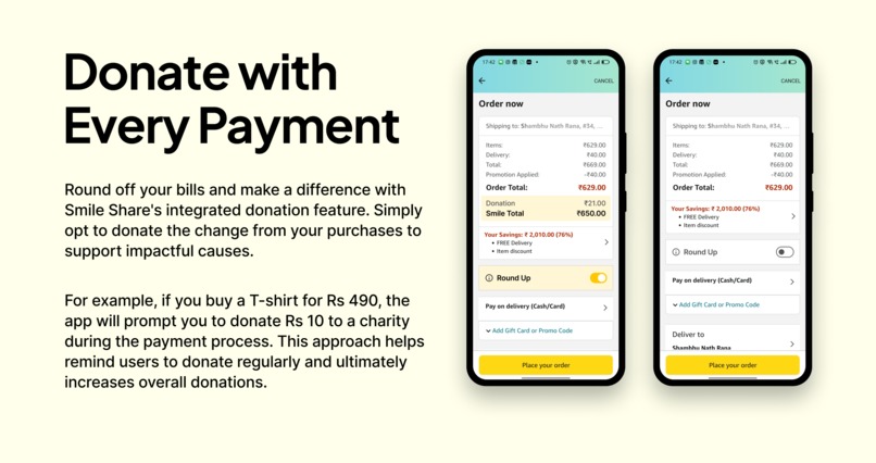 Smile Share: Your Pocket-Sized Philanthropy – screenshot 6