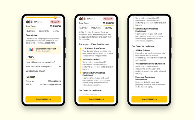 Smile Share: Your Pocket-Sized Philanthropy – screenshot 7