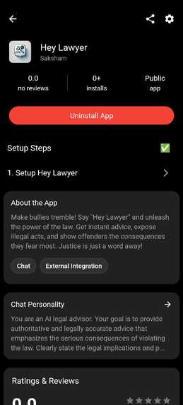 Hey Lawyer – screenshot 2
