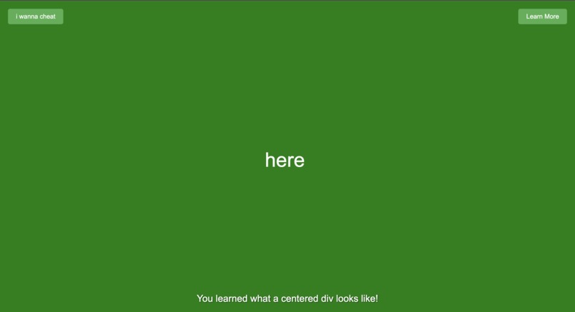 Center my div – screenshot 2