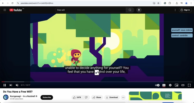Learn with subtitles – screenshot 1