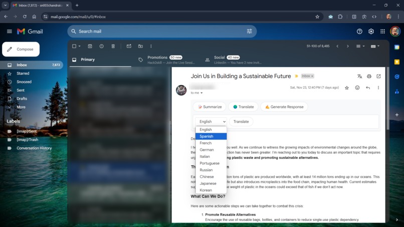 Gmail AI Companion – screenshot 3