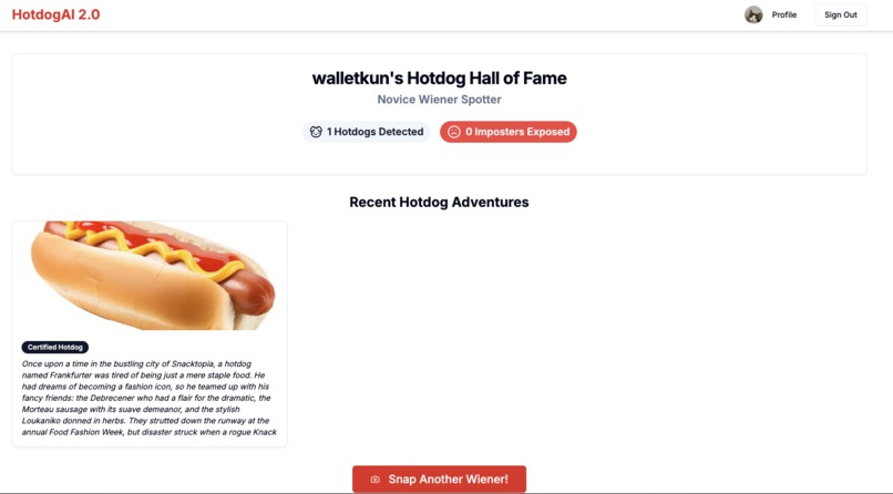 AI Hotdog Detector 2.0 – screenshot 1