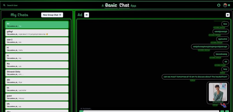 Not A Basic Chat App – screenshot 1