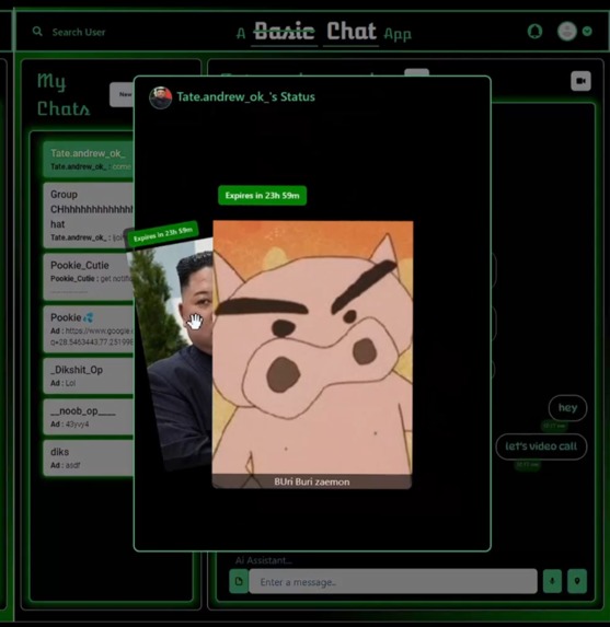 Not A Basic Chat App – screenshot 2