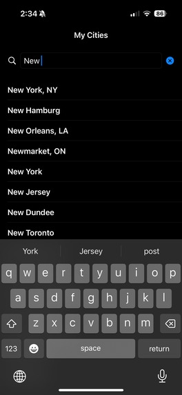 WeatherWear – screenshot 1