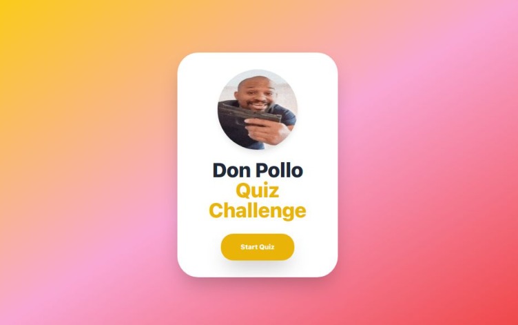 don pollo quiz – screenshot 1