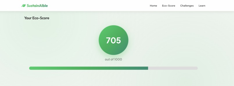 SustainAIble – screenshot 2