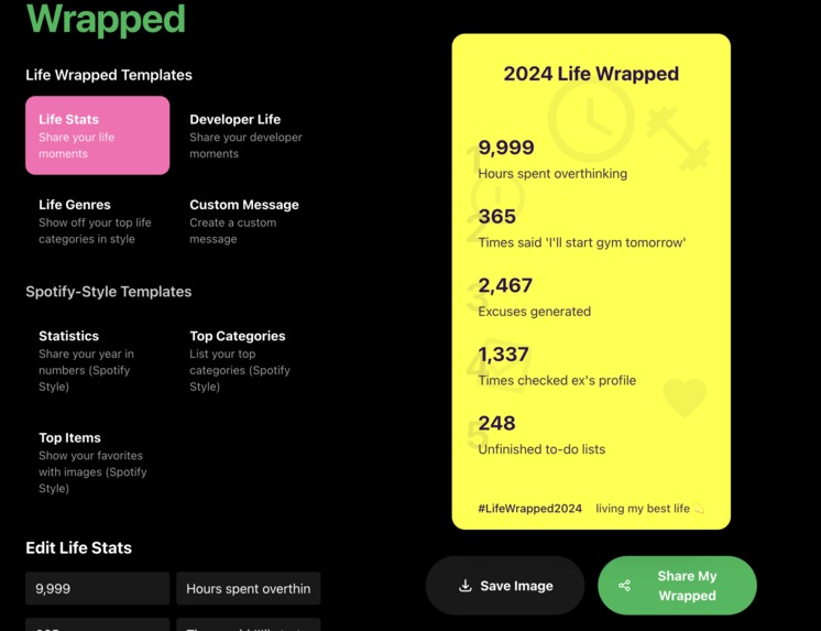 your wrapped – screenshot 3