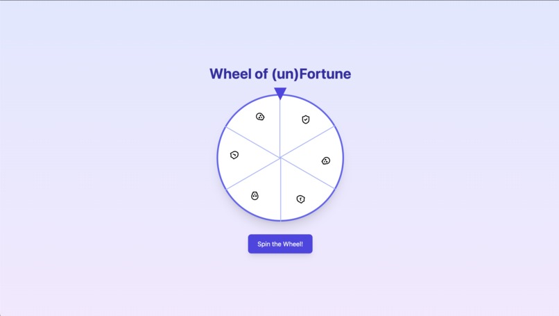 Wheel of (un)Fortunate – screenshot 1