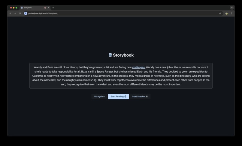 Storybook: AI-Powered Storytelling and Language Companion – screenshot 5