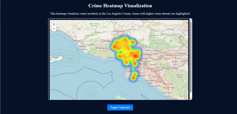 Crime Hotspots of the Greater Los Angeles Area – screenshot 1