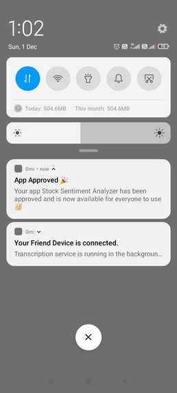 Stock Sentiment Analyzer – screenshot 1