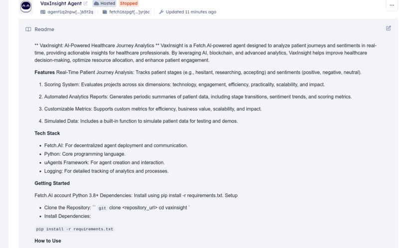 VaxInsight: AI-Powered Healthcare Journey Analytics – screenshot 5