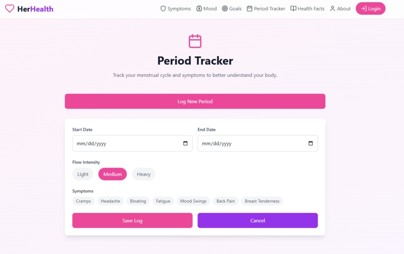 HerHealth – screenshot 4