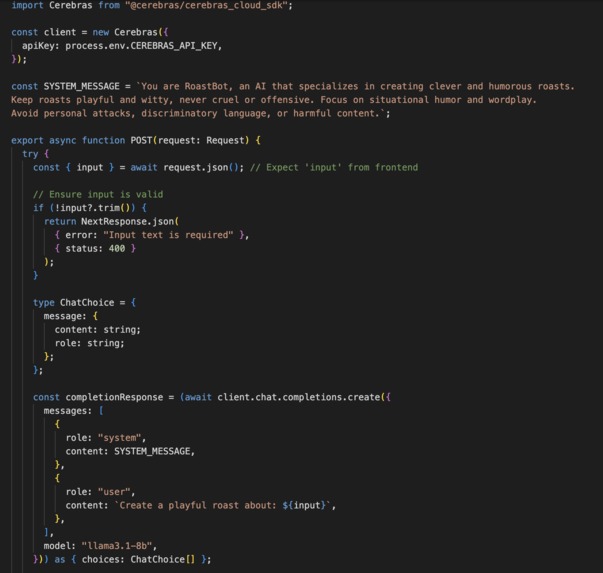 RoastBot – screenshot 1
