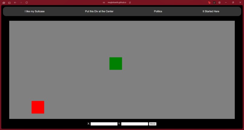Put the Div at the Center – screenshot 1