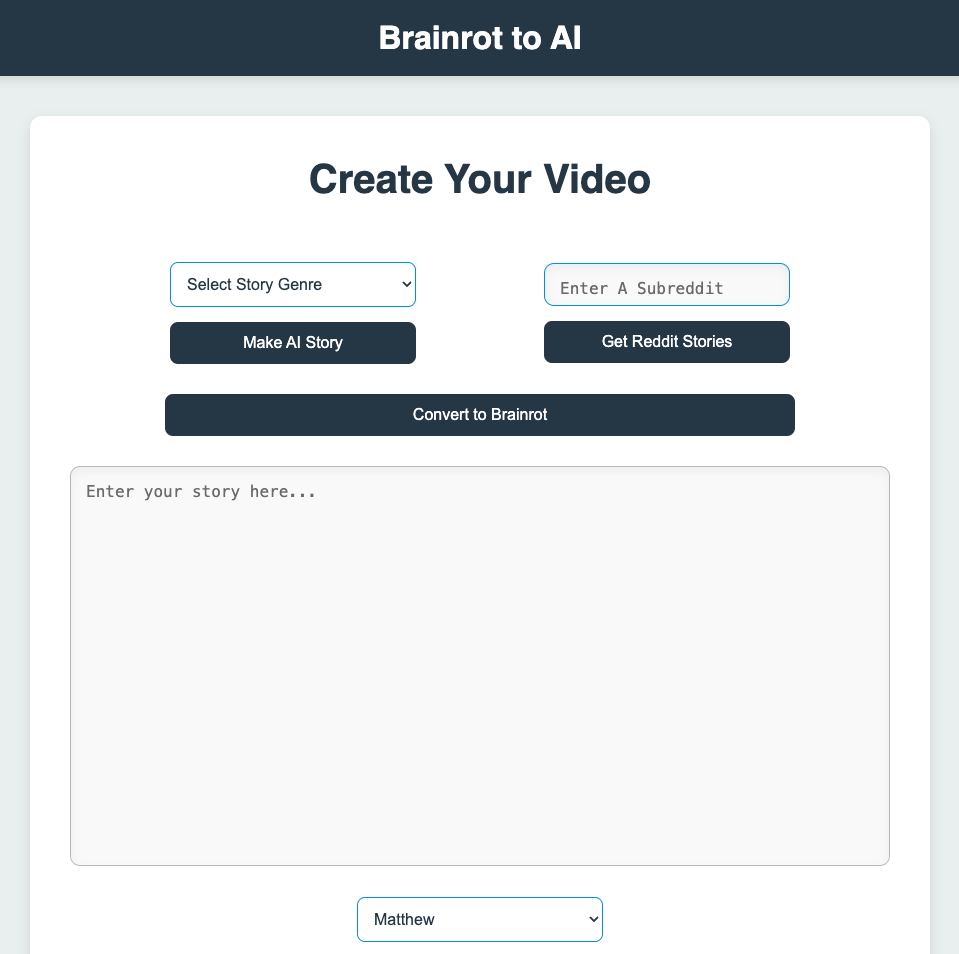 Brainrot to AI Devpost