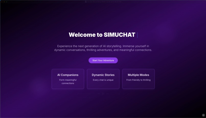 Simuchat – screenshot 1