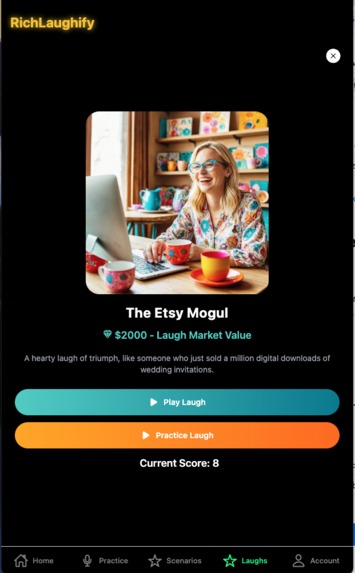 RichLaughify – screenshot 1