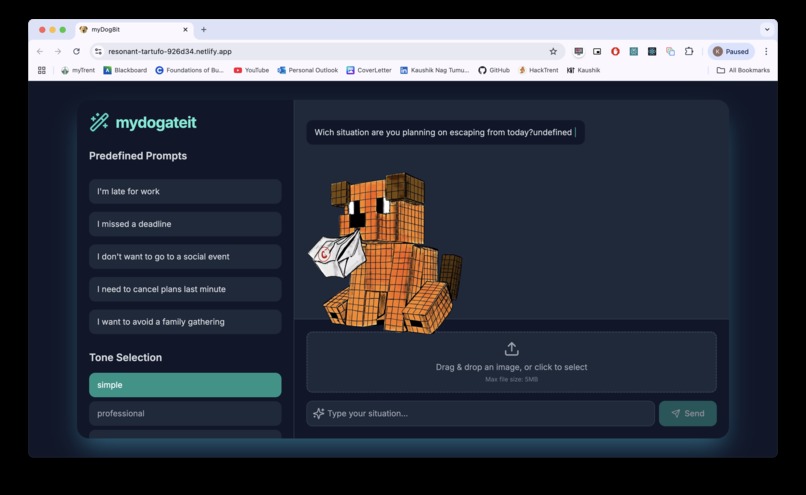 MyDog8it – screenshot 1