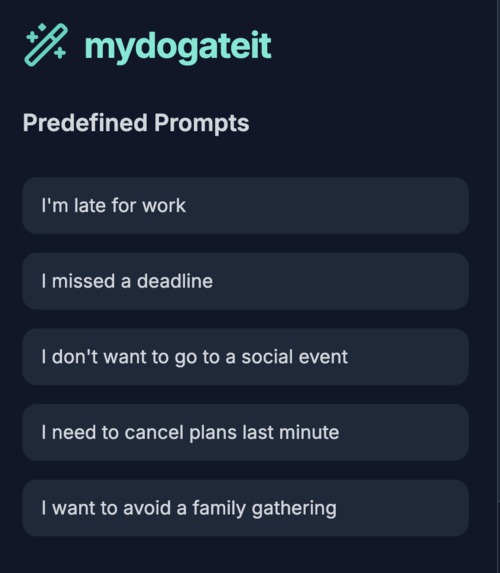MyDog8it – screenshot 2