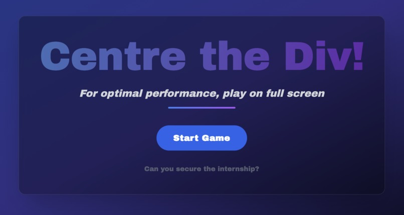 Centre The Div! – screenshot 1