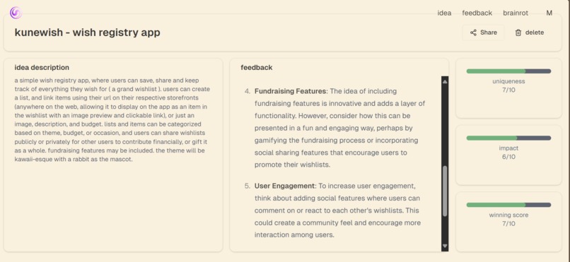 kunewish – screenshot 1