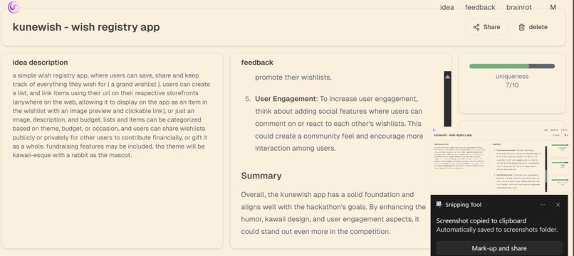 kunewish – screenshot 4