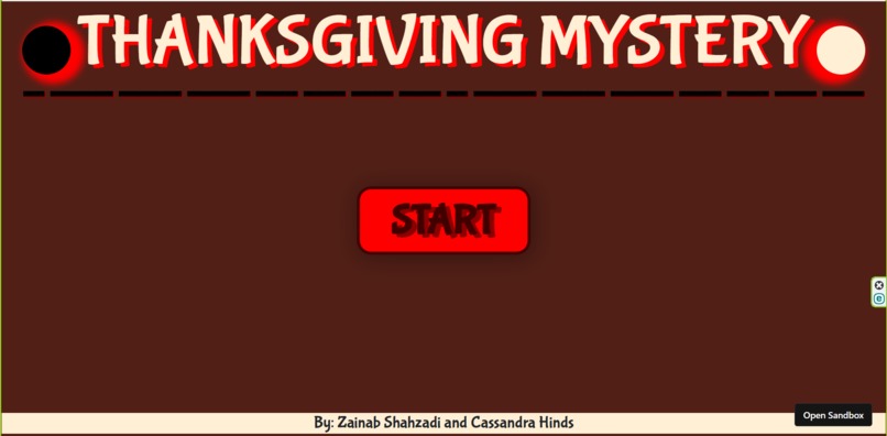 Thanksgiving Mystery – screenshot 1