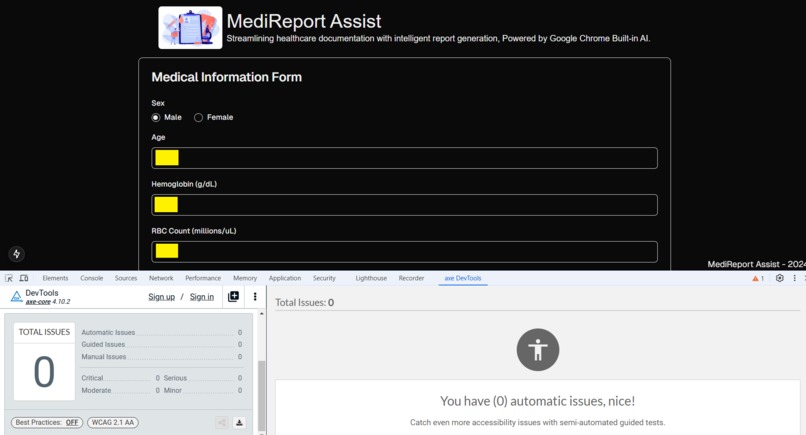 MediReport Assist – screenshot 2