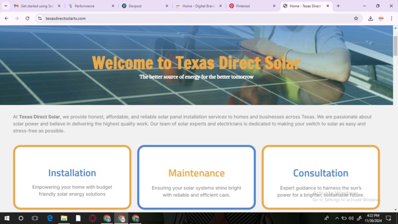 website design and development – screenshot 3