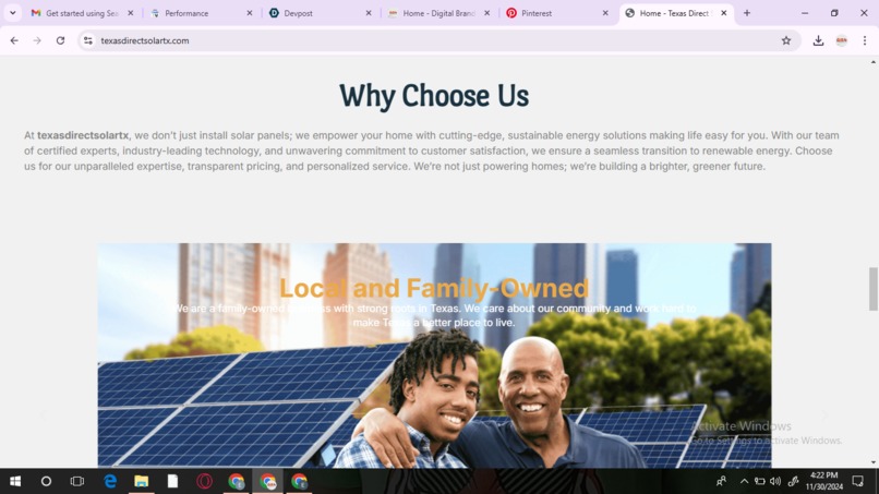 website design and development – screenshot 5
